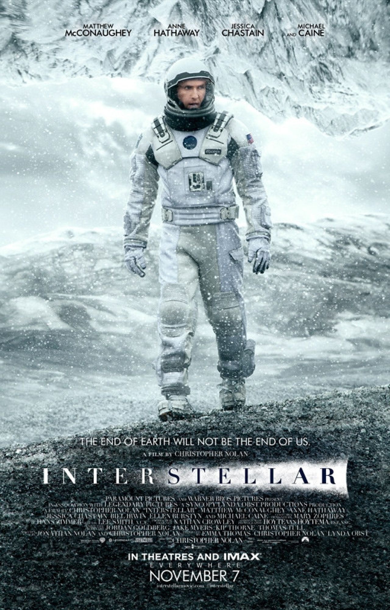 In "Interstellar," astronauts played by Matthew McConaughey and Anne Hathaway land on a bleak planet in the far reaches of space. In reality, it's Iceland.