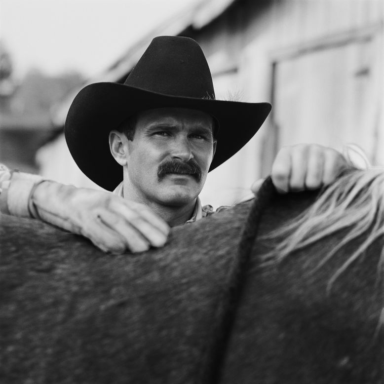 "Jerry was a top cowboy and excelled at every event, from bullriding to calf roping," Little wrote about this image. "He was (a) mentor for a lot of young cowboys and (a) big influence on me. He taught me, encouraged me to make my first bull ride." 
