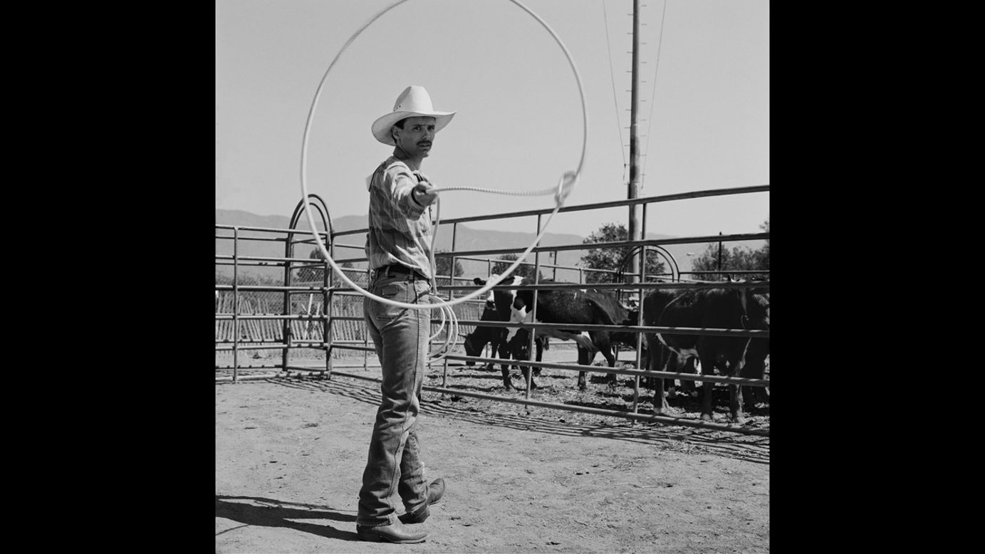 Scott Terry practices before competing in a calf roping event. Terry is the author of the 2012 memoir "Cowboys, Armageddon, and The Truth: How a Gay Child Was Saved from Religion."