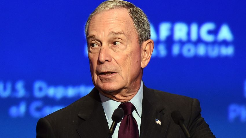 Former New York mayor Michael R. Bloomberg  speaks during US-Africa Business Forum on the sideline of the US-Africa Leaders Summit in Washington, DC, on August 5, 2014. US companies are planning $14 billion worth of investments in Africa, a White House official said Tuesday as Washington seeks to strengthen commercial ties during the historic US-Africa Leaders Summit. With the United States seeking to counter the Chinese and European trade dominance in Africa, a White House official said the investments will span a range of industries, including construction, clean energy, banking, information technology, and others.  AFP PHOTO/Jewel Samad        (Photo credit should read JEWEL SAMAD/AFP/Getty Images)