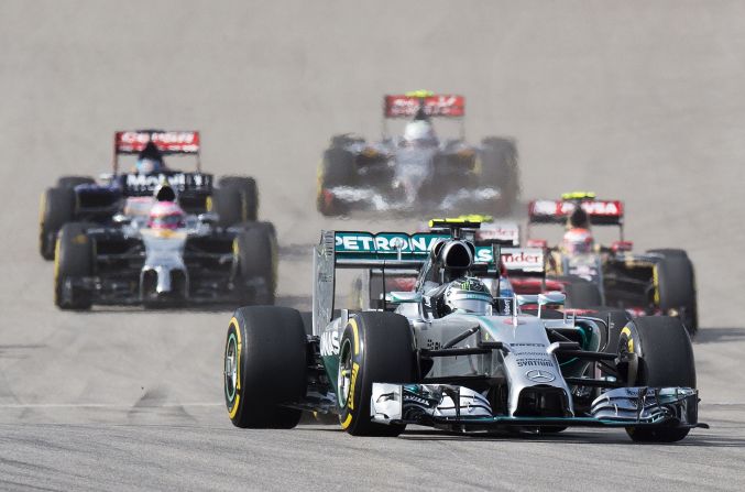 But Hamilton kept the pressure on his Mercedes teammate, never letting him out of his sight.