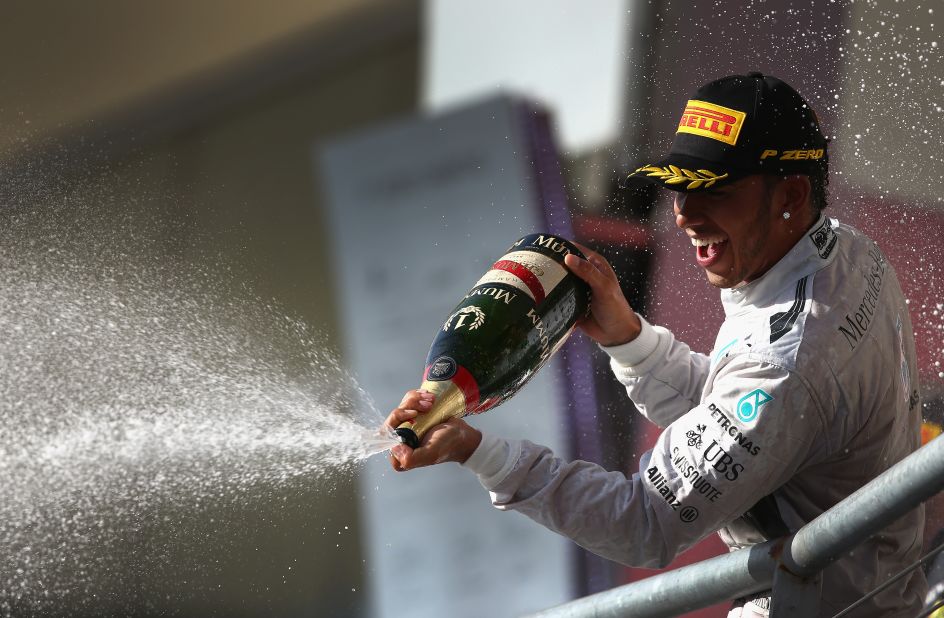 "If you look at the budgets of Marussia and compare the highest spender, whoever it is, Ferrari or Red Bull, you are talking about a gap from $70 million to $250 million," Mercedes motorsport director Toto Wolff explained. Not that Mercedes driver Lewis Hamilton is complaining as he pops open the champagne to celebrate <a href="http://edition.cnn.com/2014/11/02/sport/motorsport/u-s-grand-prix-austin-hamilton/index.html">another grand prix victory</a>.
