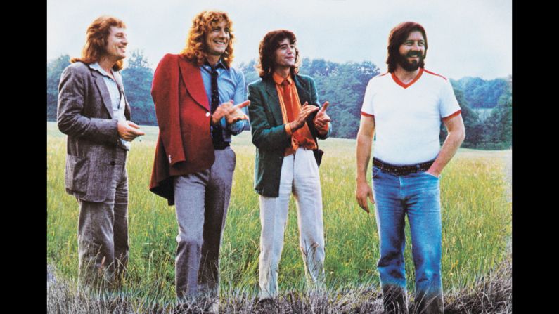 Po took this portrait of Led Zeppelin in Knebworth, Hertfordshire, in 1979. "The members of the band hadn't spoken for months," he recalls. "It was very tense. So I sent a car to pick up a girl and we got her to strip off. Led Zeppelin laughed themselves silly, and started fooling about. It became a very entertaining session. You had to be subversive in those days, to duck and dive and be creative."<br />Can he remember who the girl was? "Not for the life of me," he says. We must have got her from an agency or something. It seems rather vulgar now, but that's what it was like in those days." 