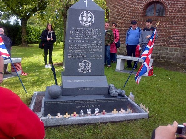 Over 200 people visited the Orient memorial in Flers earlier this year. The next trip, scheduled to take place in 2016, is nearly sold out.