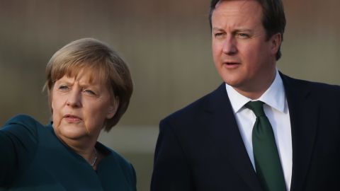 Angela Merkel and David Cameron are looking at an uncertain future over the UK's membership in the EU.