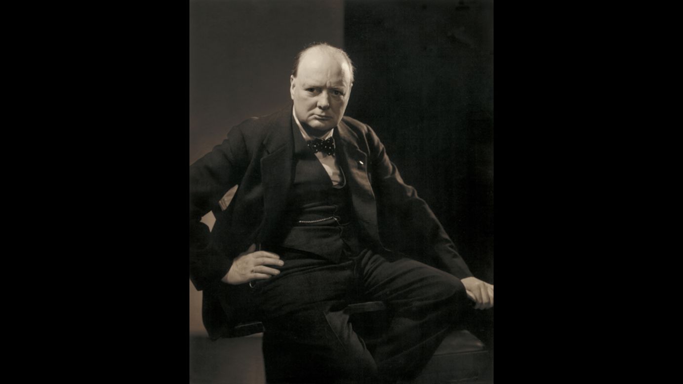 Esta fotografía de Winston Churchill, tomada en 1932, fue encargada por Vanity Fair pero nunca fue publicada. Nunca antes se había mostrado en público.