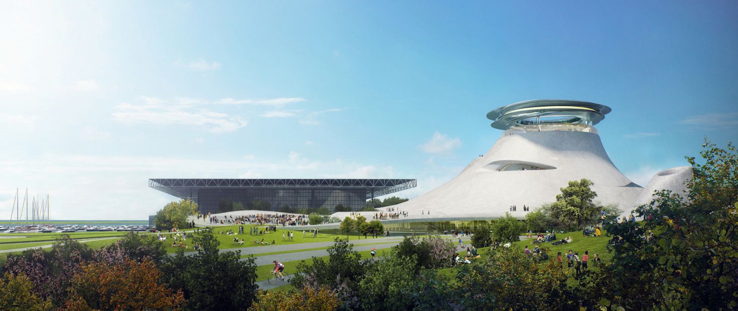 Architects Ludwig Mies van der Rohe have released the designs for the Lucas Museum of Narrative Art in Chicago, George Lucas' $300-million art museum on Chicago's lakefront.