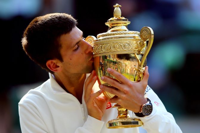 Djokovic's finest moment this year came when he won a second Wimbledon title by defeating Federer in an absorbing five-set match. He's the two-time defending champion at the World Tour Finals. 