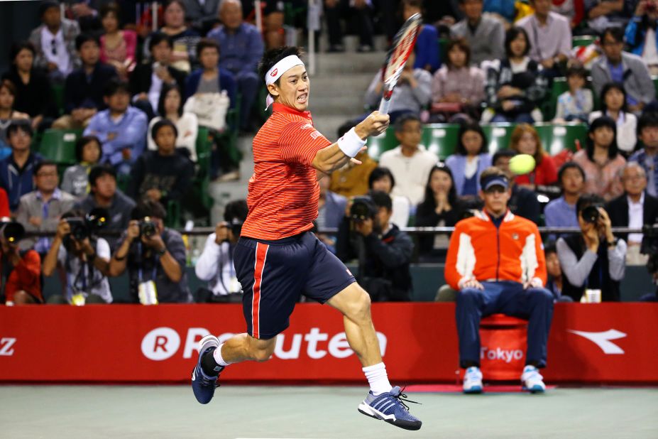 Exciting Japanese baseliner Kei Nishikori became the first Asian man to contest a grand slam singles final when he reached the last stage of the U.S. Open. He has defeated both Djokovic and Federer in 2014. 