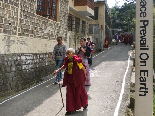 Evidence of the Dalai Lama's teachings are seen on the streets, in coffee shops, internet cafes and book stores throughout the nearby hill communities.