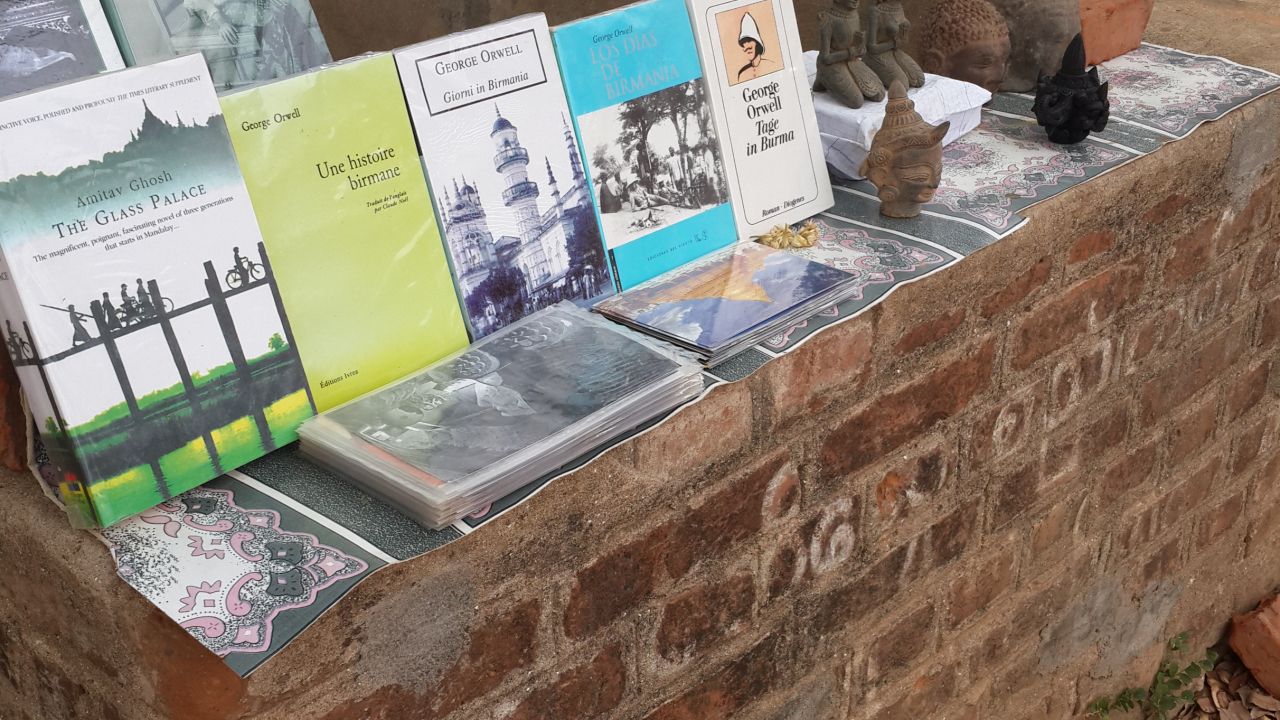 Books once banned and now on sale in Myanmar.