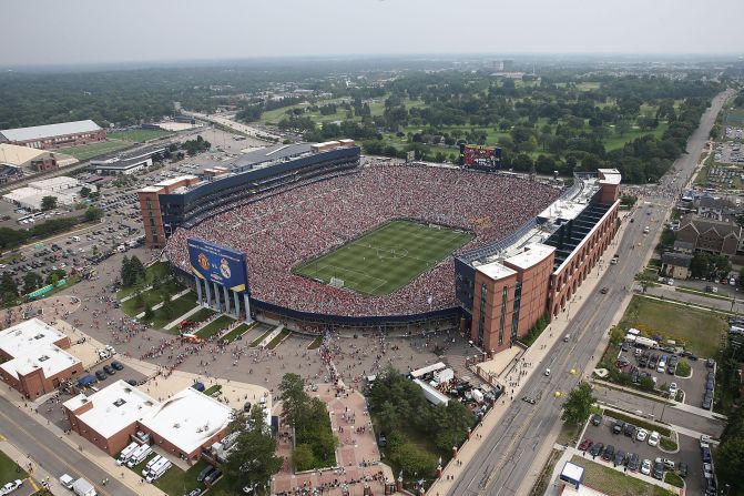 Soccer's English Premier League is also seeking to sell its product abroad, spurred by recent successes such as an exhibition match between Manchester United and Real Madrid in Michigan that drew a record attendance of 109,318.