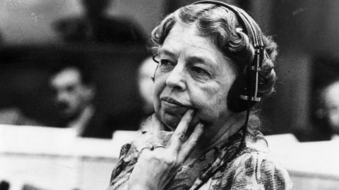 Former first lady Eleanor Roosevelt circa 1946.