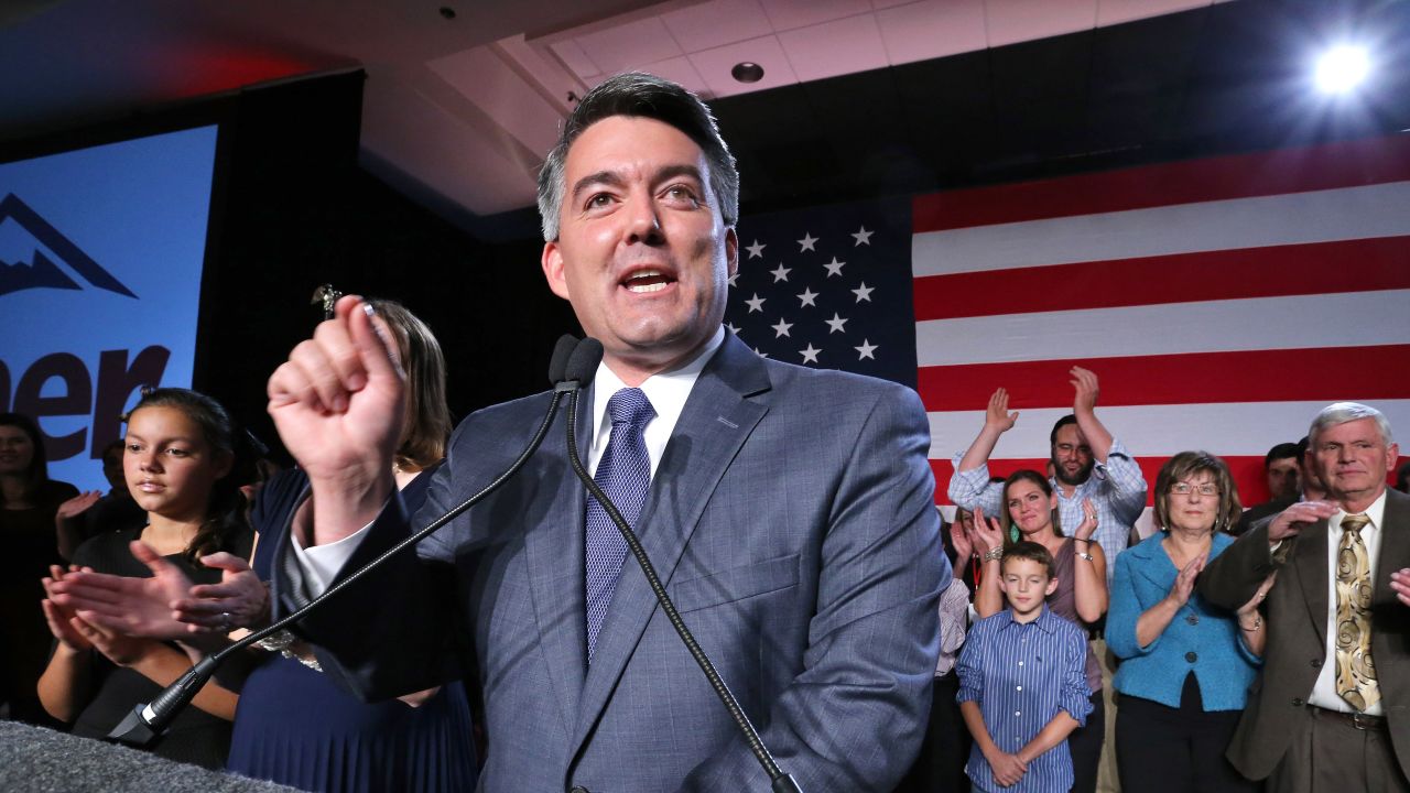 After a highly contested senate race, Rep. Cory Gardner pushed ahead of Democratic incumbent Sen. Mark Udall.