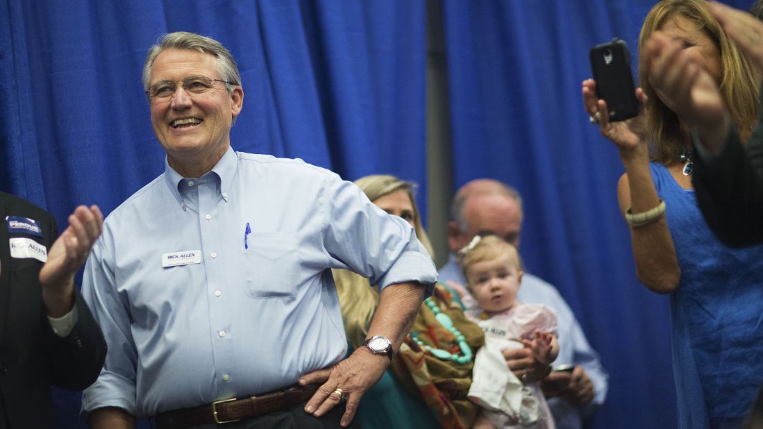 Republican businessman Rick Allen ousted Democratic incumbent Rep. John Barrow from his Georgia District 12 seat.
