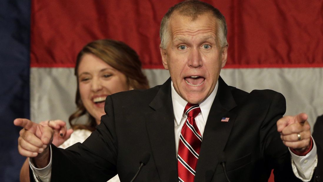 Republican Thom Tillis managed to edge ahead of North Carolina Democratic incumbent Sen. Kay Hagan following an aggresive neck-and-neck senate race. 