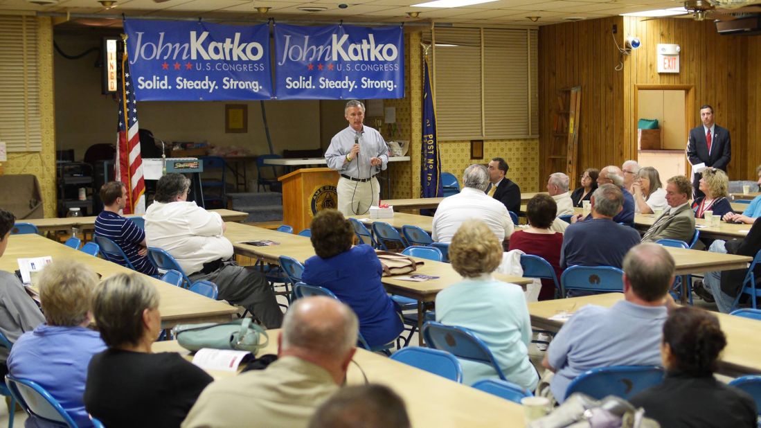 Republican John Katko's recent surge in the polls managed to lead him to victory in New York's 24th Congressional District. He unseated Democratic incumbent Rep. Dan Maffei. 