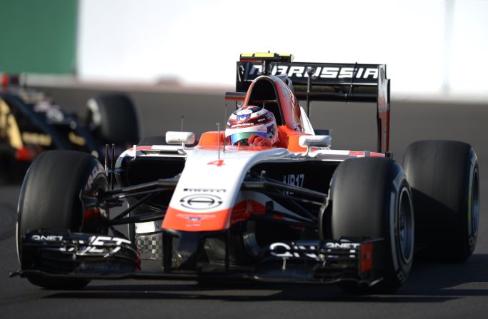 Marussia's Max Chilton was another driver sidelined in Austin last weekend.