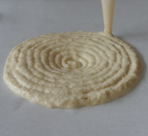 First, the dough is printed ...
