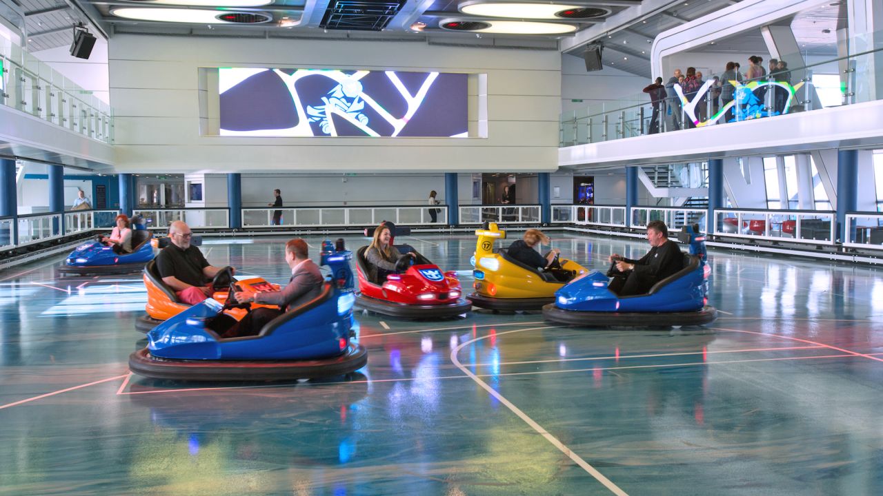 If rough seas don't rattle you, the bumper cars surely will. 
