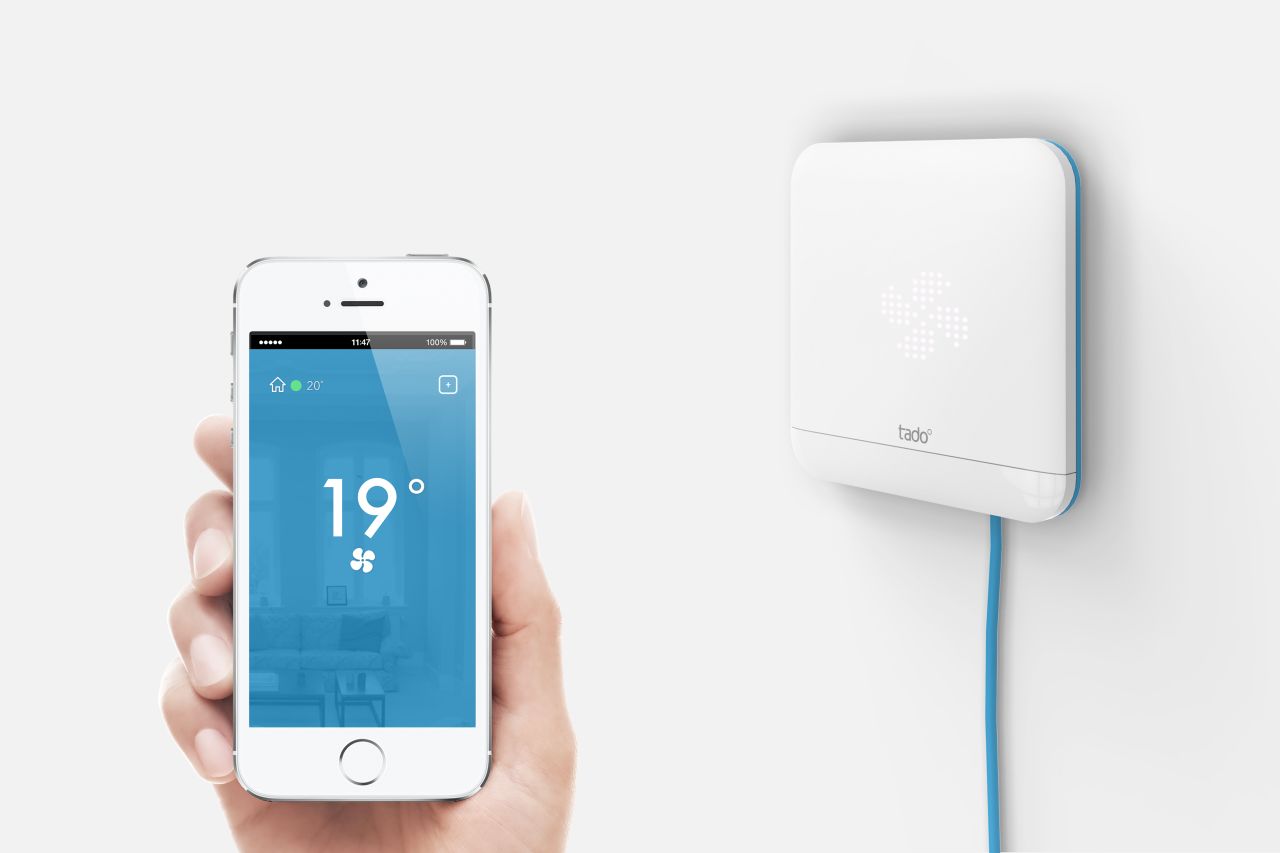 Meet tado°, a Thermostat that allows you to control your heating via your smartphone.