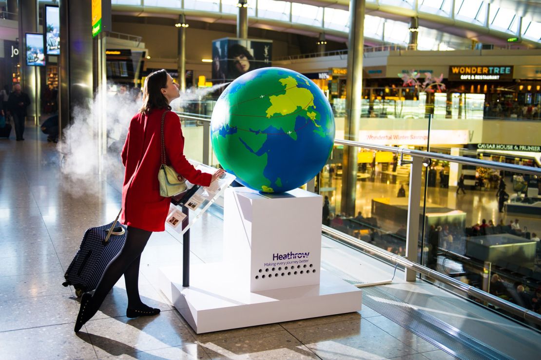 Heathrow's Scent Globe: "I love the smell of Nepal in the morning."