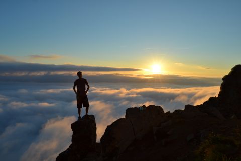 <a href="http://ireport.cnn.com/docs/DOC-1015010">Laneda Rose Smith </a>photographed this stunning image of her friend, Patrick, standing on Flattop Mountain in Anchorage, Alaska, at sunset. "Being above the clouds while not in an airplane was one of the most remarkable things I have ever witnessed."