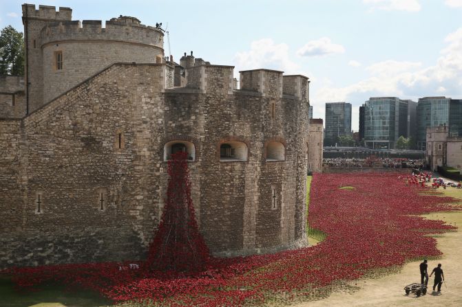 British Prime Minister David Cameron this week praised all of those involved in the "extraordinary project" at the Tower of London.