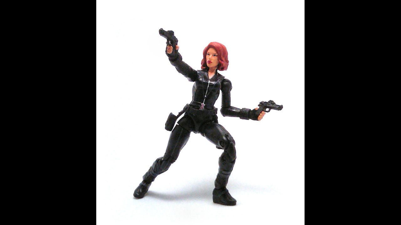 Marvel Comics' Black Widow is the alter ego of the Russian femme fatale Natalia "Natasha" Romanova. Since she's a ballerina when she's not working as a secret operative, her black unitard comes in handy for the character's acrobatic moves.