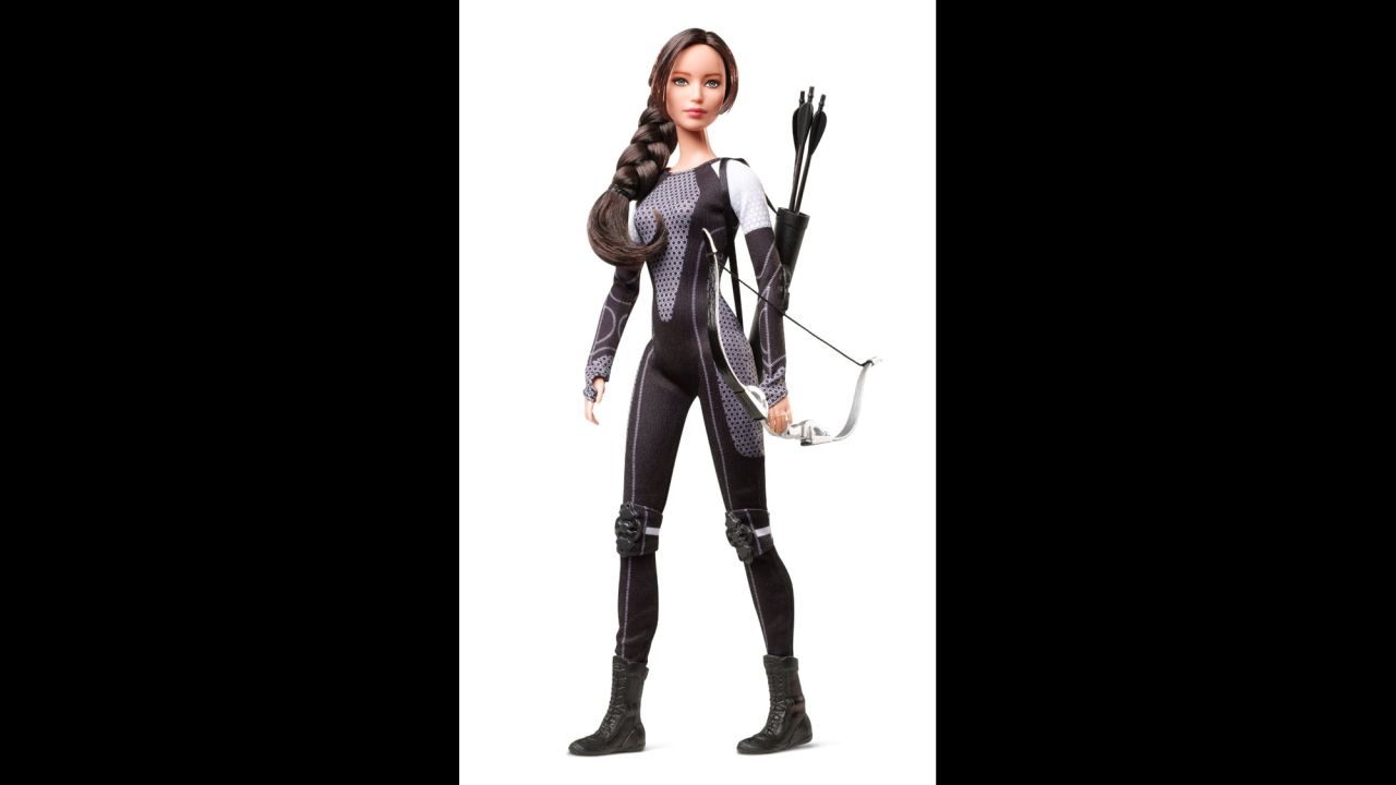 "Hunger Games" heroine Katniss Everdeen is ready to fight for her supper with her ubiquidous bow and arrow. Everdeen, created by Suzanne Collins for her young adult book series, has become a symbol of empowerment for girls -- some of whom say they've <a href="http://www.cnn.com/2012/12/27/showbiz/archery-pop-culture-2012/">taken up archery</a> in emulation of the character. 