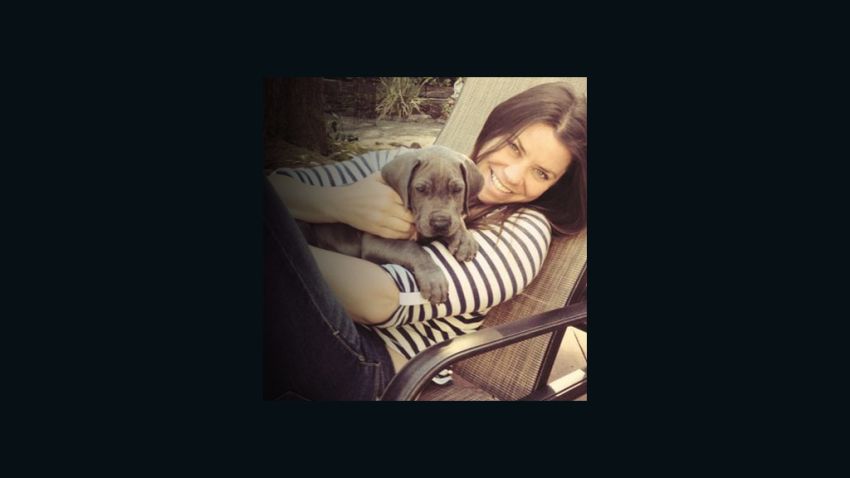 Brittany Maynard in San Francisco with her dog Charley.  