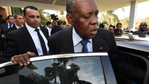 CAF president Issa Hayatou has been in Rabat, Morocco, for crisis meetings.