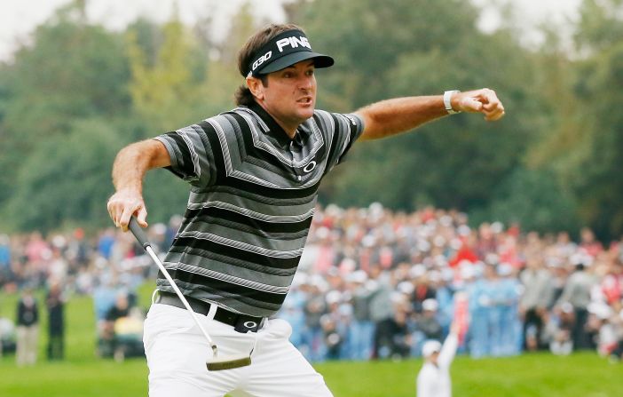 Two-time major winner Bubba Watson is fourth on the "trendsetting" list at 78%, while he is recognized by 39% of Americans surveyed.
