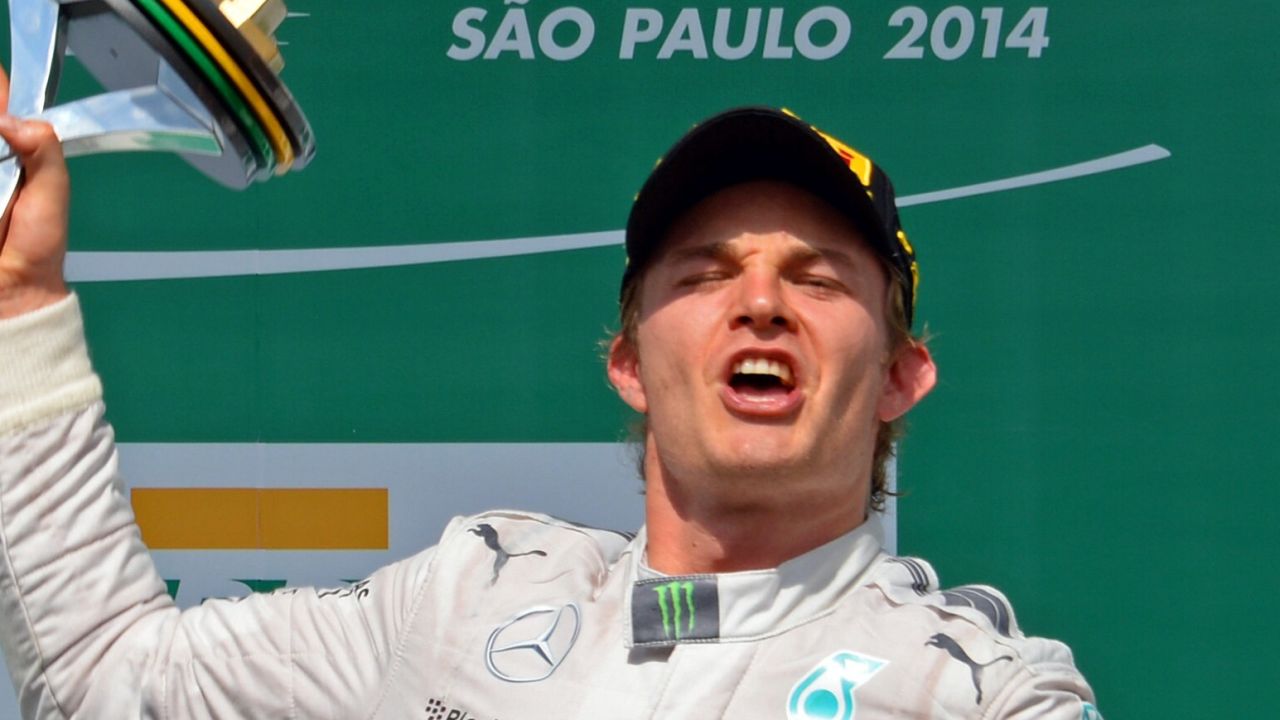 Nico Rosberg ended a run of five straight wins for his Mercedes teammate Lewis Hamilton