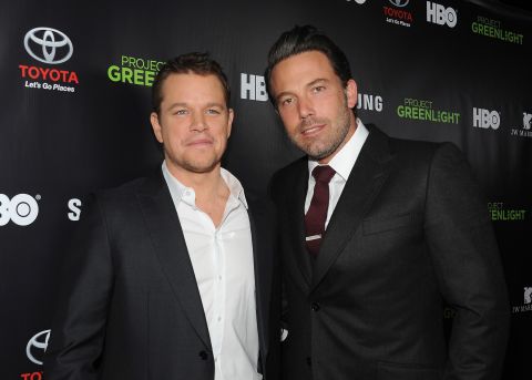 Matt Damon and Ben Affleck are the poster boys of bromance. In fact, when Affleck was cast as Batman, there were jokes about <a href="http://marquee.blogs.cnn.com/2013/08/28/matt-damon-is-not-playing-robin-to-ben-afflecks-batman/">Damon playing Robin</a>. After their Oscar-winning script for "Good Will Hunting," the pair continued to work together in movies like "Dogma." Now they have teamed up again for Syfy thriller "Incorporated." See more of our favorite male besties ... 