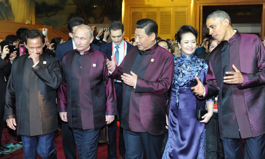Obama and Putin often flanked Xi during the APEC summit, but only spoke for 15 to 20 minutes throughout the event.