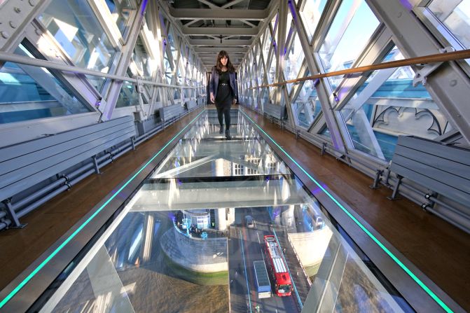 Tower Bridge's new glass walkway gives a fresh perspective to the historical London landmark. 