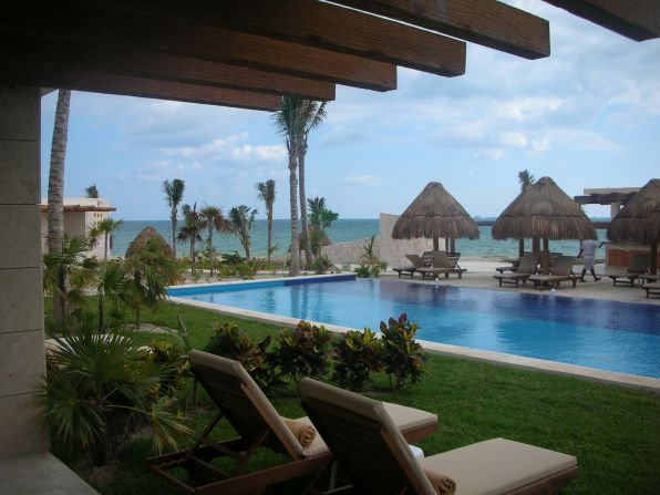 Tenth-place Excellence Playa Mujeres, just 30 minutes from Cancun, Mexico, is an adults-only resort with an inland marina and golf course.