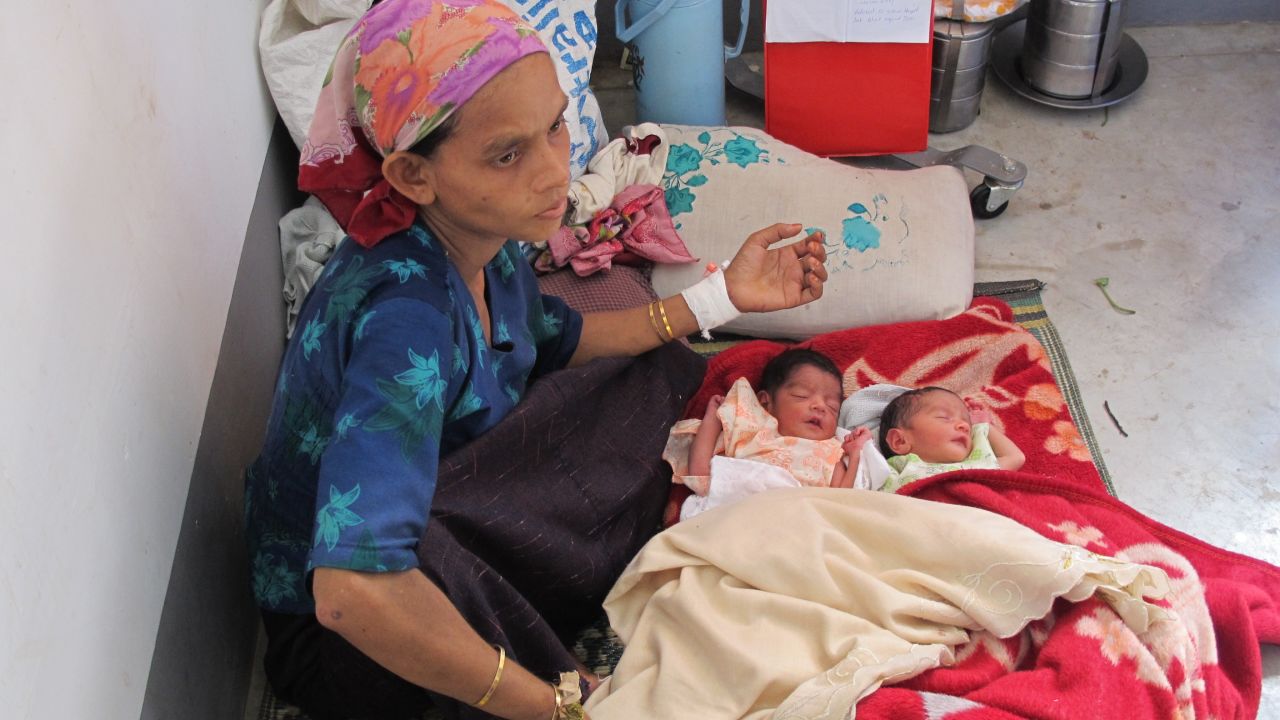 This mother did not know she was having twins until they were born just days ago. This health clinic has a midwife but no regular doctor. In a real medical emergency, an ambulance would have to take a patient to the nearest hospital, but most Rohingya fear that Buddhist medical personnel would not treat them.