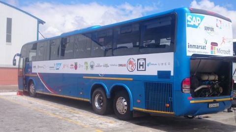 The Ampion Venture Bus is touring Africa to connect entrepreneurs with investors and help solve the continent's problems through tech.