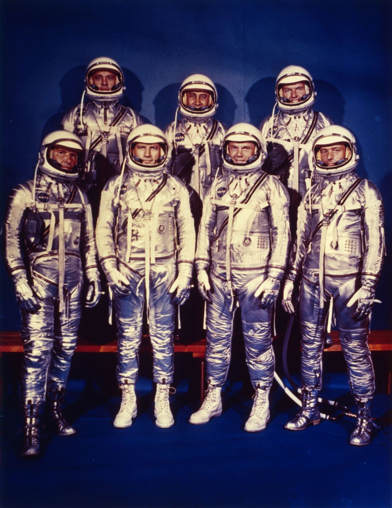 Despite its name, these seven NASA astronauts didn't land on Mercury. Instead, they were part of a mission to orbit the Earth, running from 1959 to 1963.