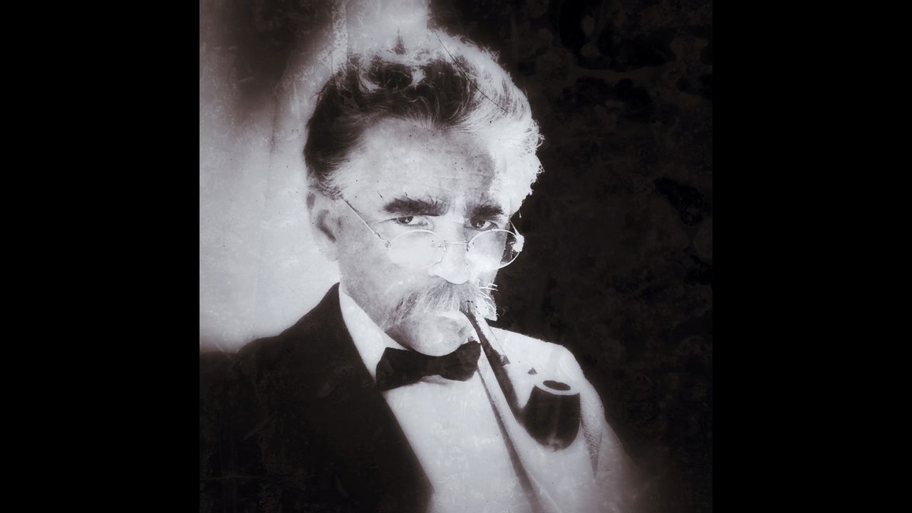 S. Van Lokey has a thing for characters and mustaches. She likens this guy to an old science professor from the 1930s or '40s.