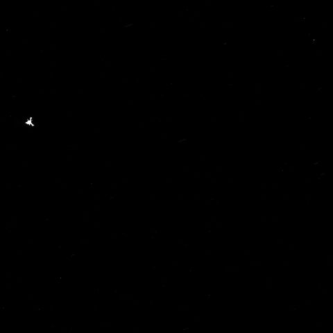 Rosetta's OSIRIS camera captured this parting shot of the Philae lander after separation.