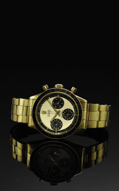 A rare Daytona "Paul Newman" Rolex from circa 1968 sold for $252,867.