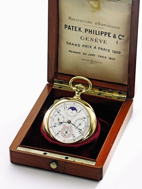 This Patek Philippe pocket watch from 1904 sold for $277,638.