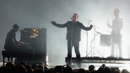 Bono performs on stage during the MTV EMA's 2014 at The Hydro on November 9 in Glasgow, Scotland.