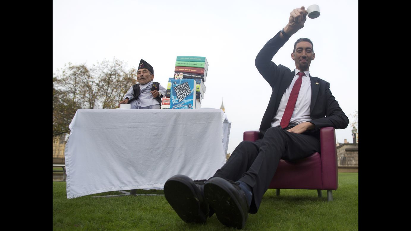 Tallest man, shortest man: Guinness World Records Day celebrated with  meeting.