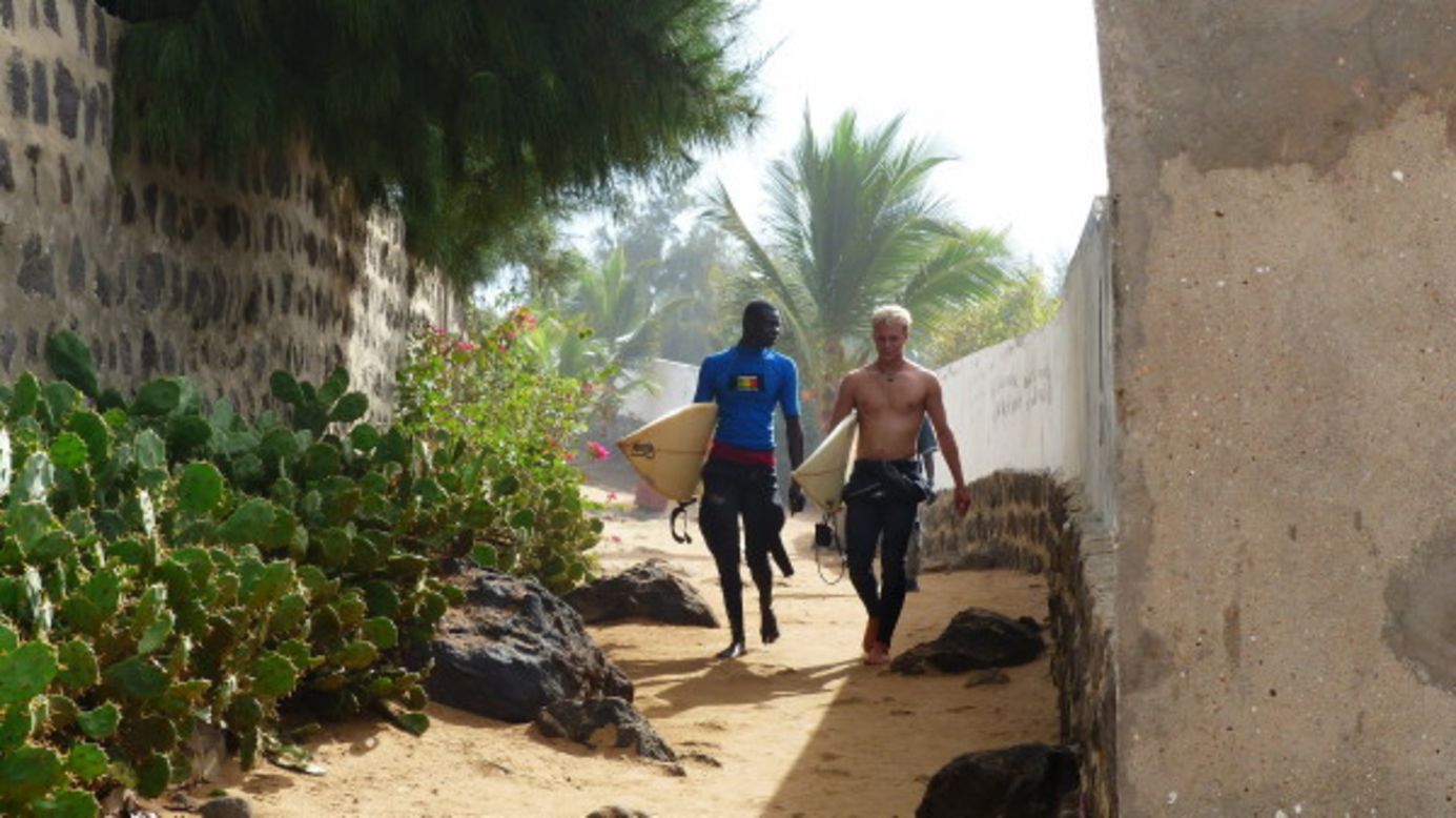 <strong>Next frontier?</strong><br /><br />Despite the ideal conditions, there are still some challenges for Dakar's surfing entrepreneurs. The availability of basic supplies hinders many locals who simply can't afford the equipment, and specialist items such as wax for the surfboards has to be rationed all year round. <br />As well as the lack of supplies, Ebola has affected trade this year in Dakar. Despite the fact that there has only been one confirmed case of Ebola, tourists are wary of traveling to Africa because of the seriousness of the disease across other areas. <br />"We probably have 15% of the people we had last year," said Mouritzen "We've had no tourists at all." Marta of Malika surf camp agrees; "This year is quite strange because of the Ebola problem in West Africa. A lot of surfers and tourists in general didn't come. So this year it's quite quiet compared to last winter. Usually you see more people travelling in Senegal because the prices are getting cheaper." <br />