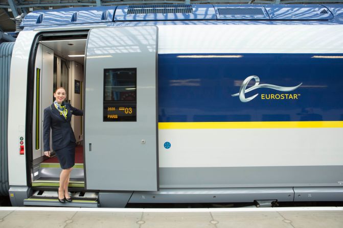 The unveiling coincided with Eurostar's 20-year anniversary.