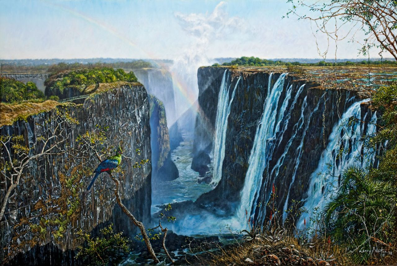The falls have inspired many artists, including Larry Norton who has exhibited in New York and London.